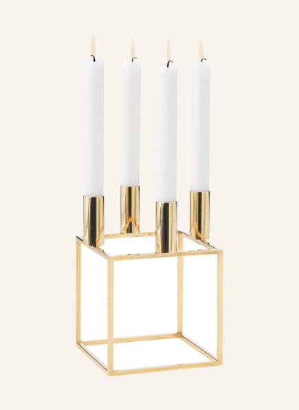 by Lassen Candleholder KUBUS, Color: GOLD (Image 1)