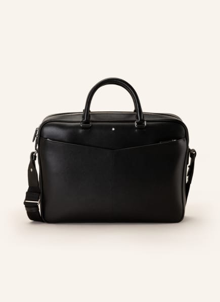 MONTBLANC Business bag SARTORIAL made of saffiano, Color: BLACK (Image 1)