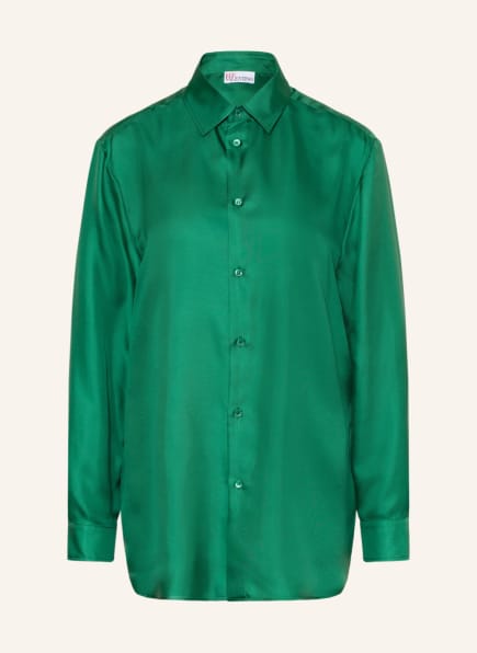 RED VALENTINO Shirt blouse in silk, Color: GREEN (Image 1)