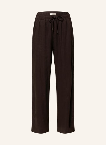 InWear Hose BRIZAL mit Leinen , Farbe: DUNKELBRAUN (Bild 1)