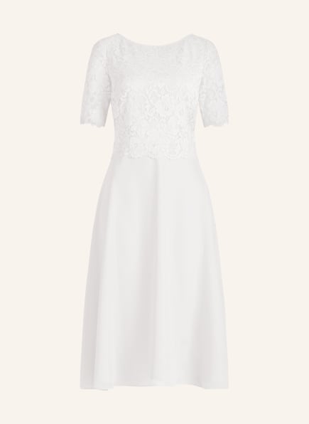 Vera Mont Cocktail dress with lace trim, Color: WHITE (Image 1)