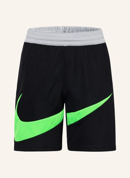 grey and lime green nike shorts