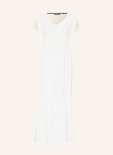 LIU JO Jersey dress with decorative gems, Color: WHITE (Image 1)