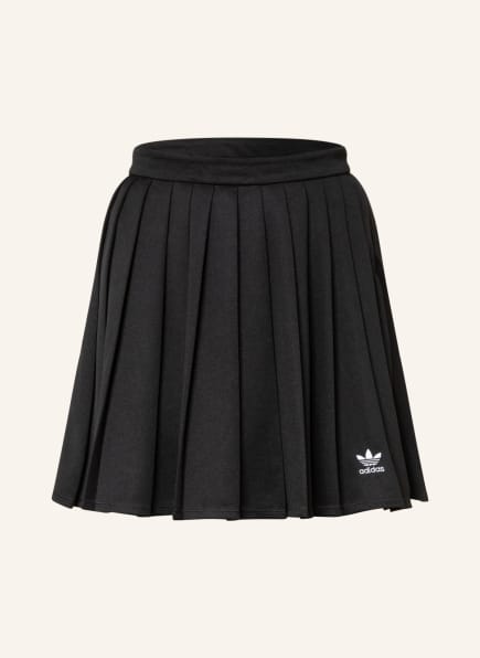 adidas black pleated skirt