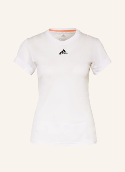 adidas T-shirt TENNIS FREELIFT with mesh, Color: WHITE (Image 1)