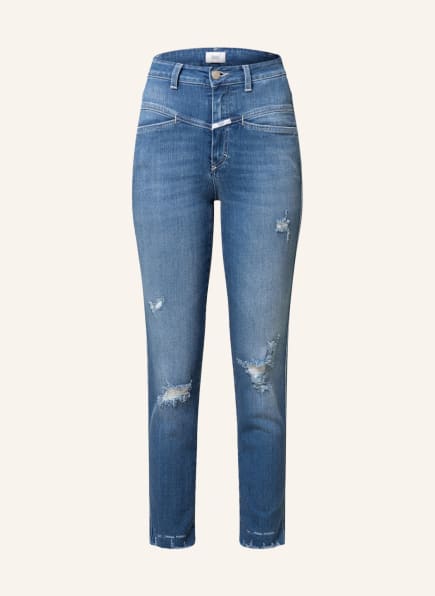 CLOSED Skinny Jeans PEDAL PUSHER, Farbe: MBL MID BLUE (Bild 1)