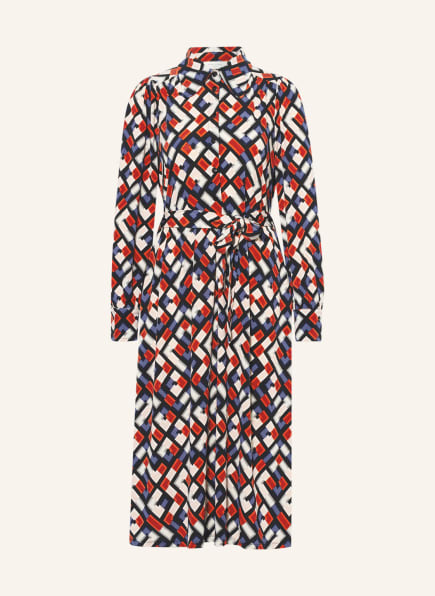 FREEQUENT Sukienka FQMOON, Kolor: GRANATOWY/ KREMOWY/ CZERWONY (Obrazek 1)