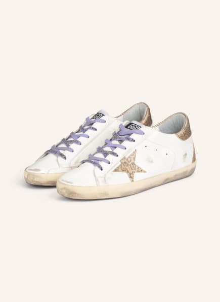 GOLDEN GOOSE Sneaker SUPER-STAR , Farbe: WEISS/ HELLBRAUN (Bild 1)