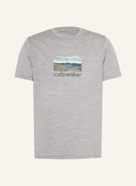 icebreaker T-Shirt TECH LITE II aus Merinowolle, Farbe: GRAU (Bild 1)