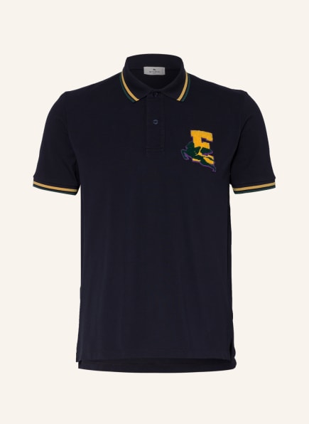 ETRO Piqué-Poloshirt, Farbe: DUNKELBLAU (Bild 1)
