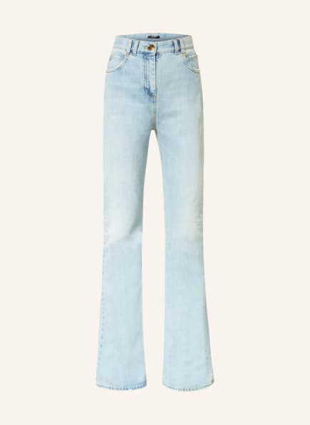 BALMAIN Bootcut jeans, Color: LIGHT BLUE (Image 1)
