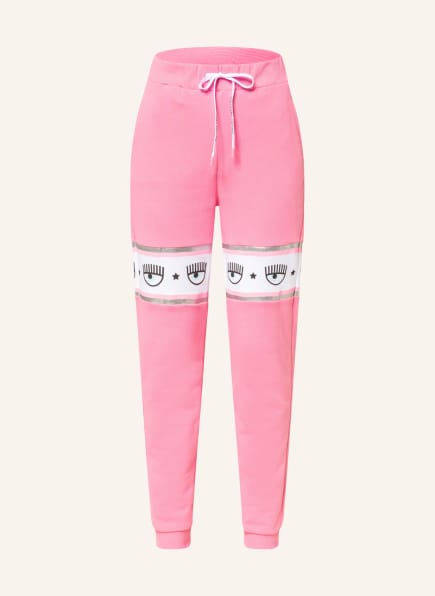 CHIARA FERRAGNI Sweatpants , Color: PINK/ WHITE (Image 1)