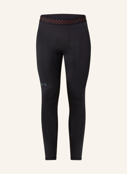 UNDER ARMOUR Tights HEATGEAR RUSH 2.0 with mesh, Color: BLACK (Image 1)