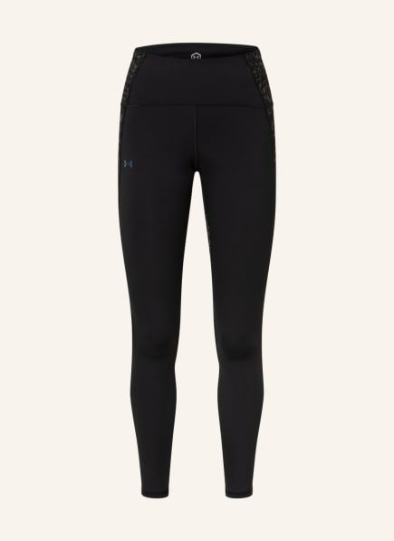 UNDER ARMOUR 7/8 tights UA RUSH™ with mesh, Color: BLACK (Image 1)