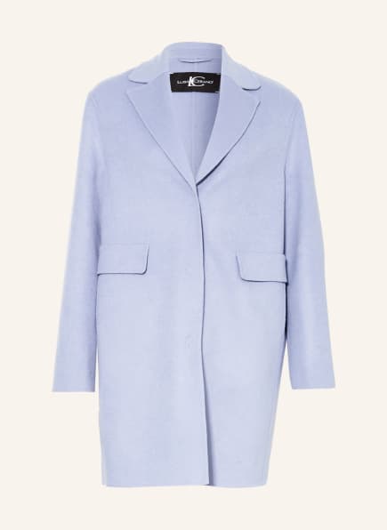LUISA CERANO Wool coat, Color: LIGHT BLUE (Image 1)