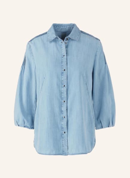 MARC CAIN Denim blouse in 351 baby blue 