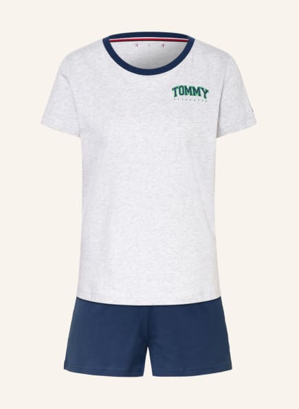 TOMMY HILFIGER Shorty-Schlafanzug, Farbe: BLAU/ GRAU (Bild 1)