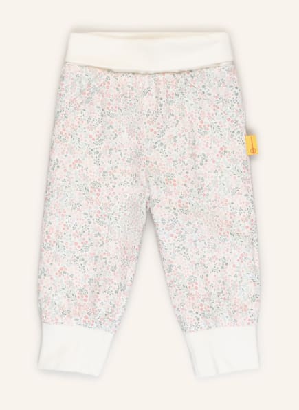 Steiff Sweatpants, Farbe: WEISS/ HELLROT/ HELLGRÜN (Bild 1)