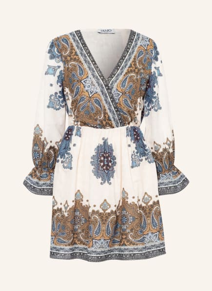 LIU JO Dress, Color: CREAM/ BLUE/ CAMEL (Image 1)