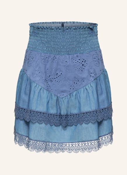 LIU JO Denim skirt, Color: 77000 NORMAL WASH (Image 1)