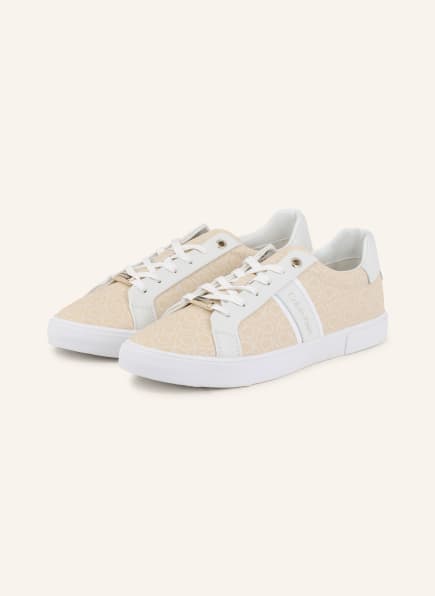 calvin klein beige sneakers