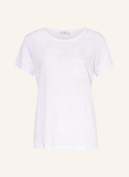 RIANI T-shirt made of linen, Color: WHITE (Image 1)