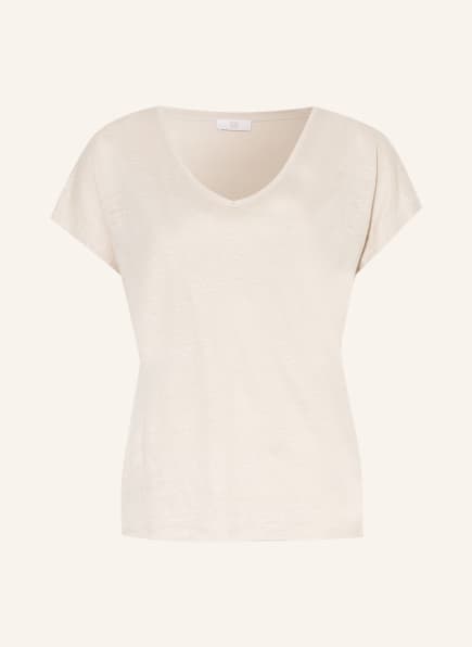 RIANI T-Shirt aus Leinen, Farbe: BEIGE (Bild 1)