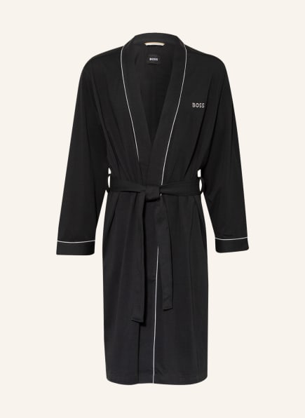 BOSS Men’s bathrobe, Color: BLACK (Image 1)