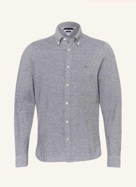 TOMMY HILFIGER Shirt slim fit , Color: GRAY/ WHITE (Image 1)
