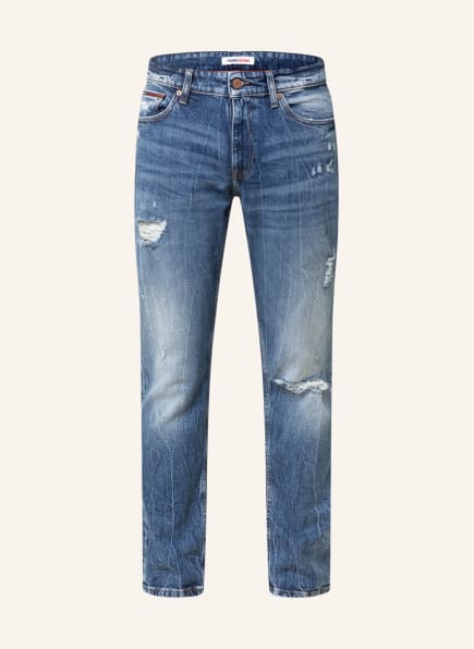 TOMMY JEANS Destroyed Jeans SCANTON Slim Fit , Farbe: 1BK Denim Dark (Bild 1)