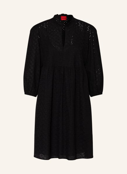 HUGO Dress KULIA made of lace, Color: BLACK (Image 1)