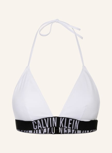 Calvin Klein Triangle bikini top INTENSE POWER , Color: WHITE (Image 1)