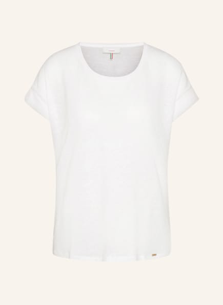 CINQUE T-shirt CITICK made of linen, Color: WHITE (Image 1)