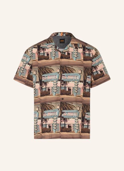 BOSS Resort shirt LAPIS relaxed fit in 