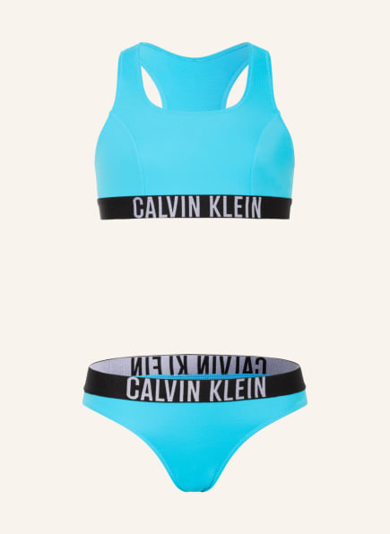 Calvin Klein Bustier-Bikini INTENSE POWER, Farbe: NEONBLAU (Bild 1)