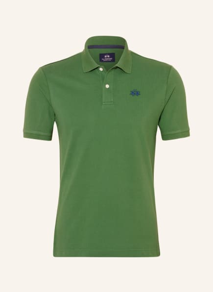 LA MARTINA Piqué-Poloshirt Regular Fit, Farbe: GRÜN (Bild 1)