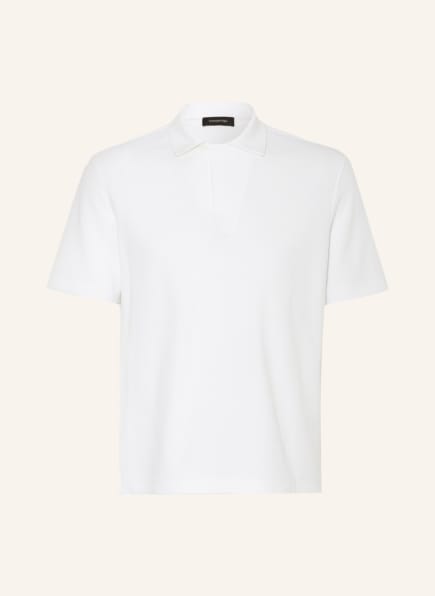ZEGNA Strick-Poloshirt, Farbe: WEISS (Bild 1)