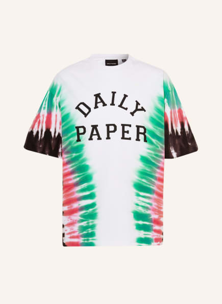 DAILY PAPER Oversized-Shirt MOCTA, Farbe: WEISS/ GRÜN/ ROT (Bild 1)