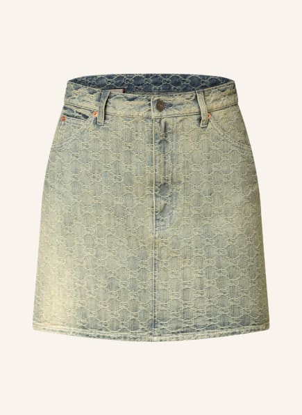 GUCCI Denim skirt, Color: 4692 LIGHT BLUE/IVORY (Image 1)