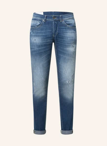 Dondup Destroyed Jeans GEORGE Skinny Fit, Farbe: 800 BLUE (Bild 1)