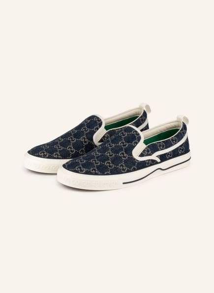 GUCCI Slip-on-Sneaker TENNIS 1977, Farbe: 4465 BL.TEA/M.W/M.W/M.W/M (Bild 1)