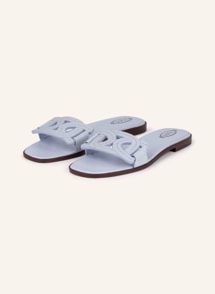 TOD'S Pantoletten, Farbe: HELLBLAU (Bild 1)