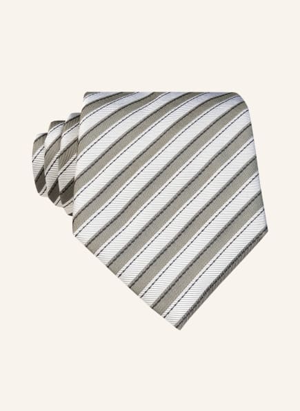 BOSS Krawatte, Farbe: HELLGRAU/ OLIV (Bild 1)