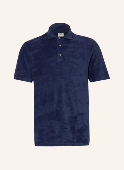 FEDELI Frottee-Poloshirt, Farbe: BLAU (Bild 1)