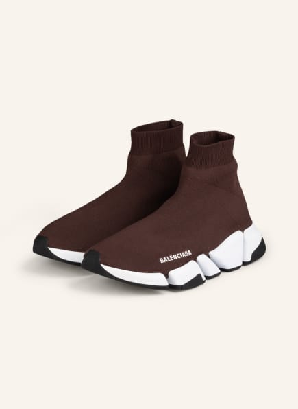 BALENCIAGA Hightop-Sneaker SPEED 2.0, Farbe: BRAUN (Bild 1)