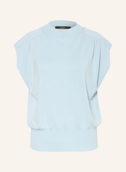 windsor. Knit shirt made of merino wool, Color: LIGHT BLUE (Image 1)