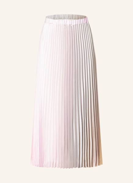 s.Oliver BLACK LABEL Pleated skirt, Color: PINK/ LIGHT BROWN (Image 1)