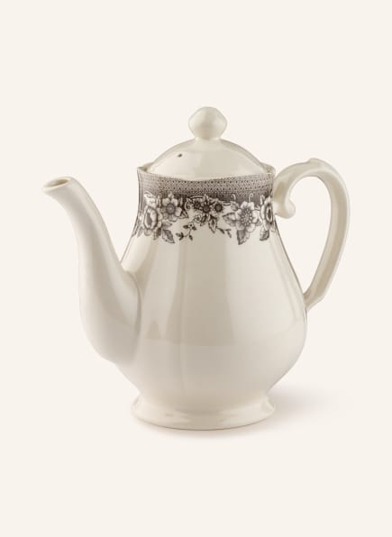 BUNGALOW DENMARK Teapot OXFORD, Color: ECRU/ BLACK (Image 1)