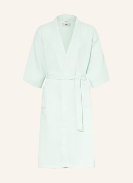 HAY Unisex bathrobe with 3/4 sleeves, Color: MINT (Image 1)