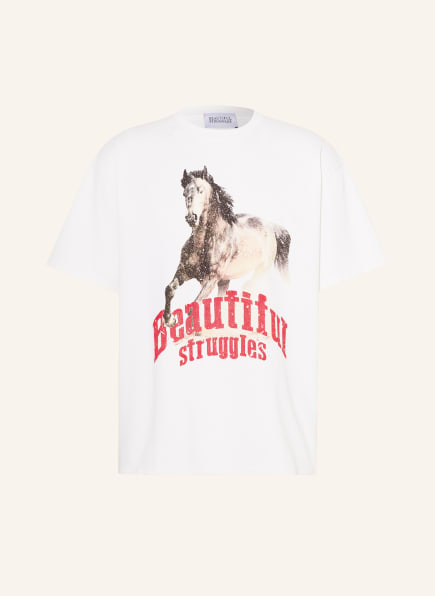 BEAUTIFUL STRUGGLES T-Shirt HORSEPOWER, Farbe: CREME (Bild 1)
